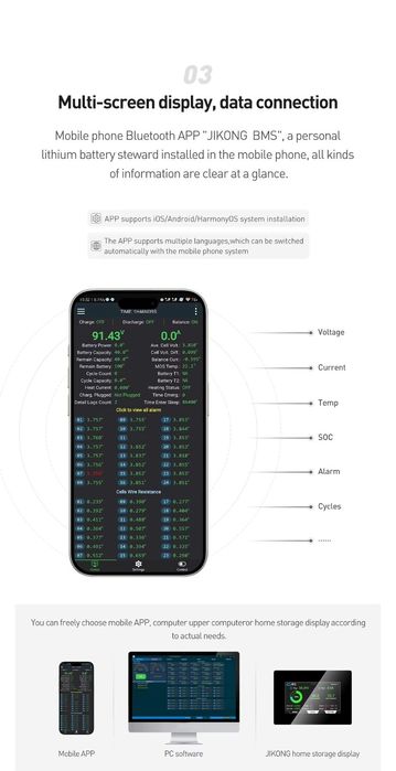 Bms JK V19 PB2A16S20P
