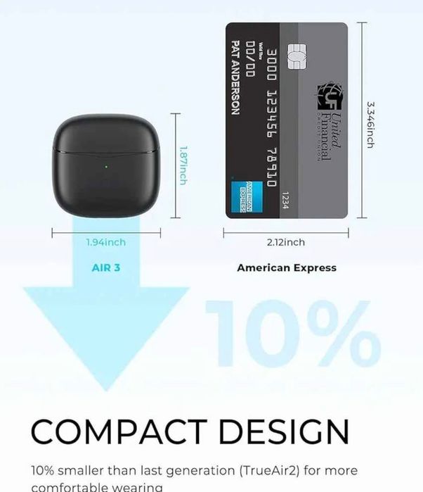 Неразопаковани SoundPEATS Air 3 – Безжични Bluetooth TWS слушалки с aptX и IPX5