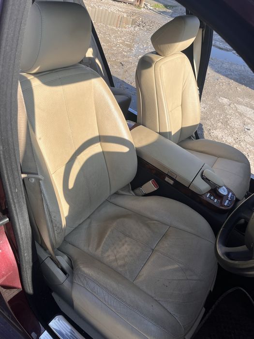 Кожен салон с подгряване и обдухване Мерцедес S class W221
