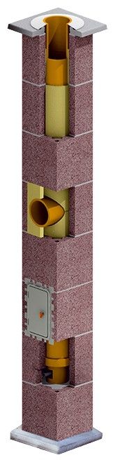 LEIER Cos fum ceramic IZOLAT,transport INCLUS,diam 20cm,inalt.7m+CADOU