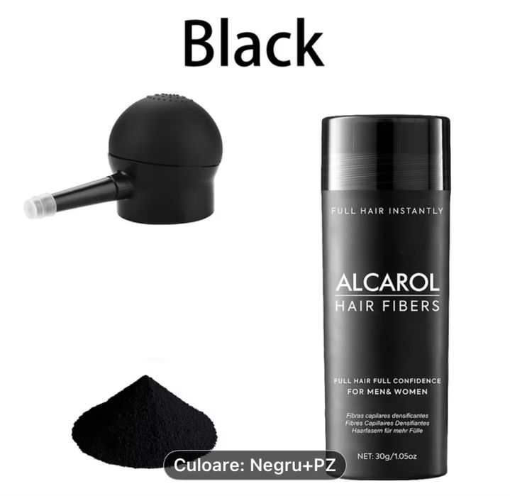 Pudra volum par Alcarol Black Unisex