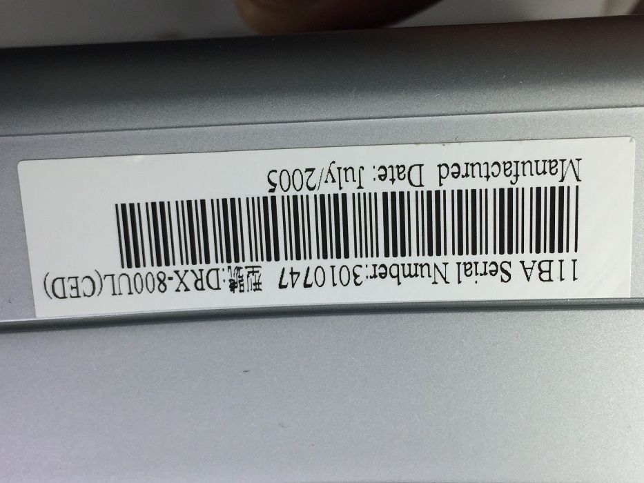 External Sony DRX800UL DVD writer burner