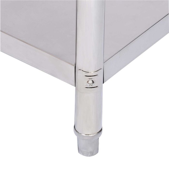 Lichidare stoc ! Masa inox 100-200cm cu polita transport gratuit
