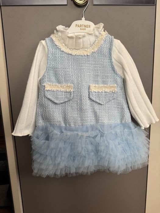 Детска рокля размер 3-6 месеца