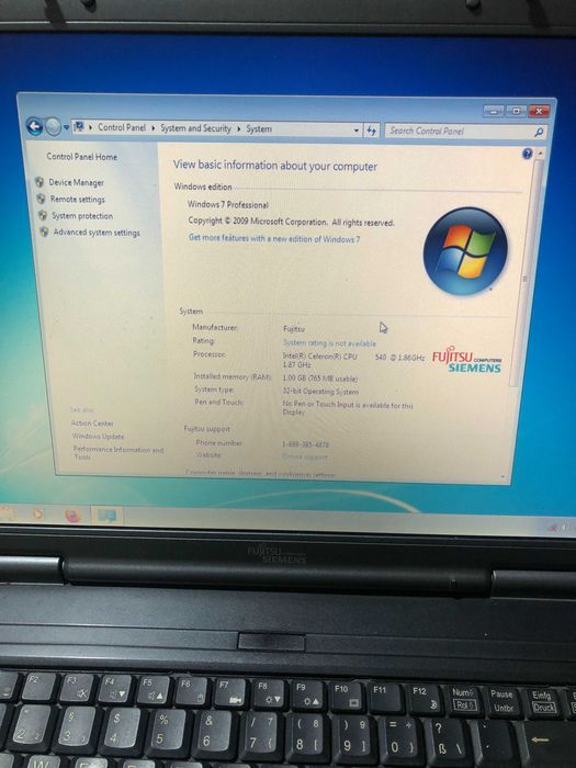 Laptop Fujitsu Siemens Computer Esprimo Mobile V5535