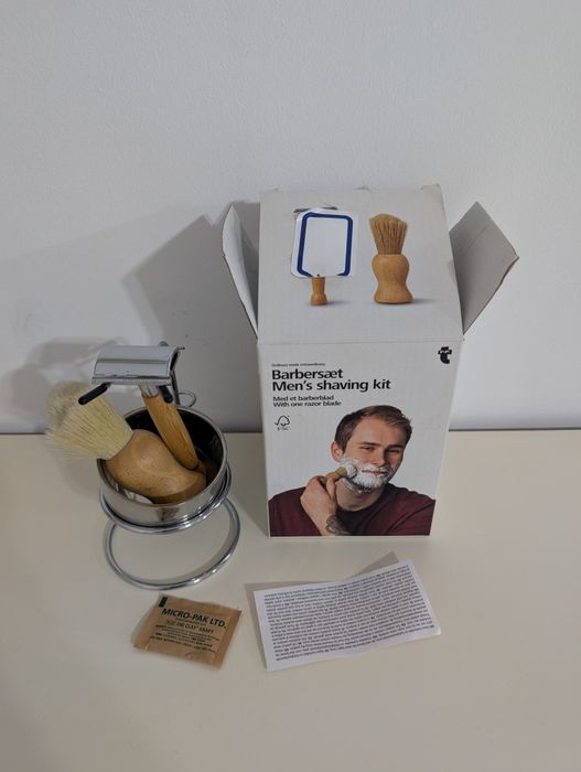 Kit bărbierit clasic pentru bărbați – nou, complet