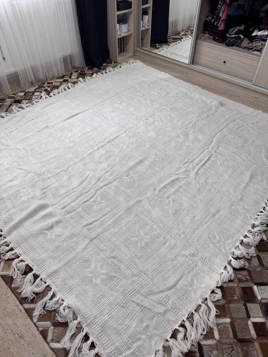 Cuvertura pat alba 220/240