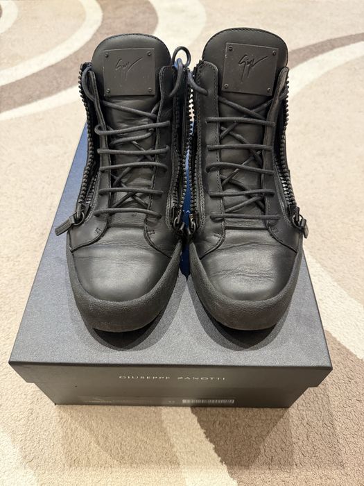 GIUSEPPE ZANOTTI Birel Vague Nero Mid Rise Sneakers Black