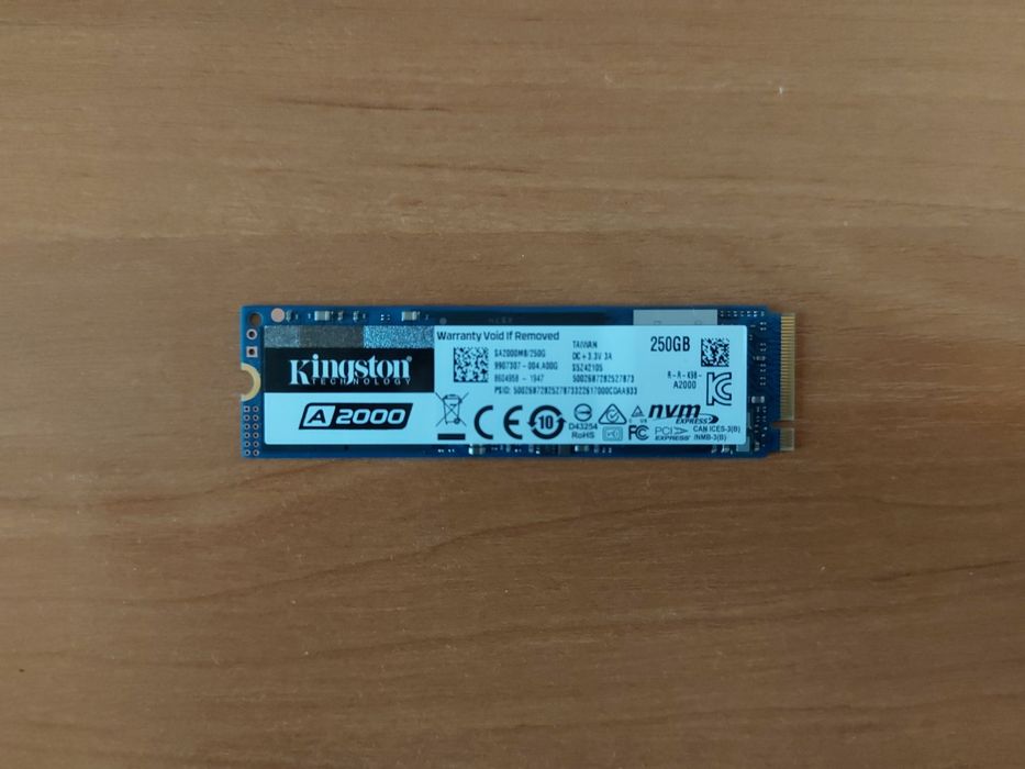 SSD Kingstone A2000 M.2 250 GB