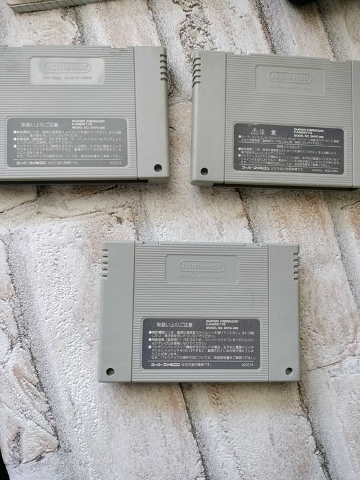 Lot casete jocuri Nintendo SNES/Famicom