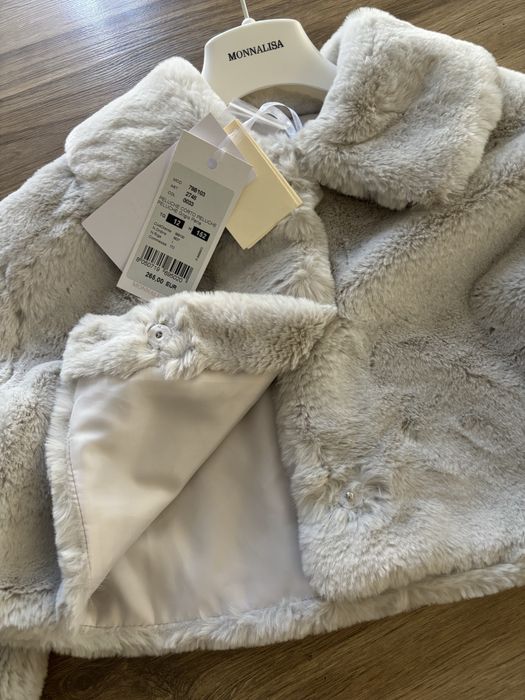 Jacheta blana fete marime 152