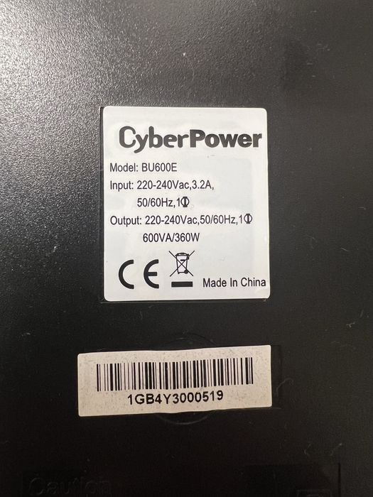 UPS Cyber Power, 600VA / 360W