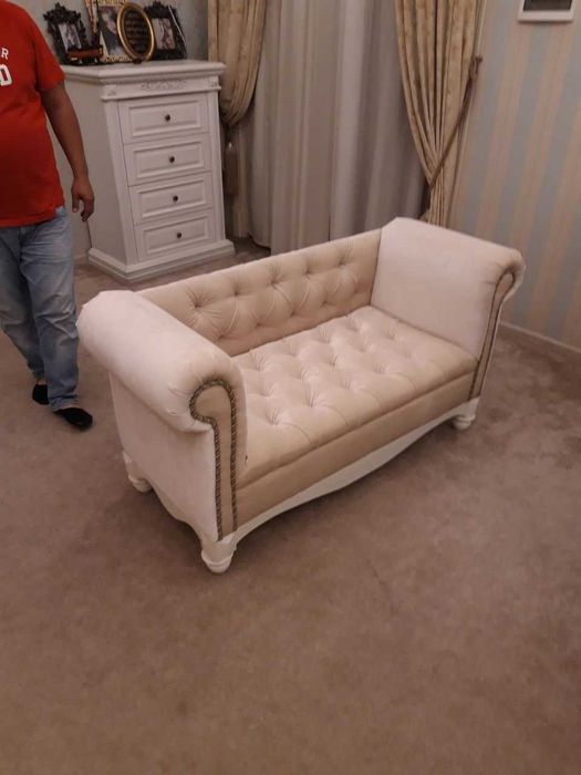 Перетяжка мягкой мебели: кресла/стулья/пуфики/кухонные уголки/диваны