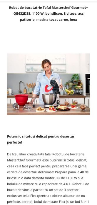 Robot de bucătărie Tefal Masterchef Gourmet