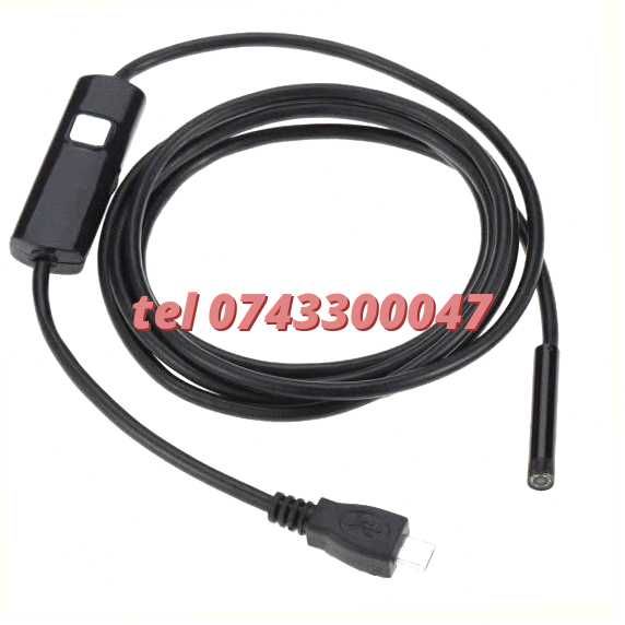 Modul Modul Camera Inspectie Tip Endoscop 5.5Mm 2M Android Pentru Inspectie Video In Zone Greu Accesibile Conform Specificatiilor Mentionate Ref 463
