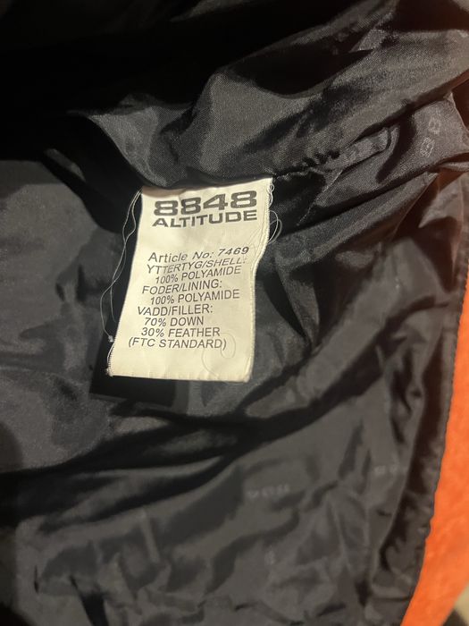 Мъжко черно зимно яке 8848 attitude с естествен пух и пера