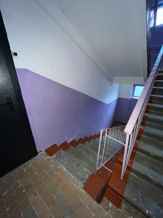 Ремонт подьезда Семей, побелка, покраска, левкас