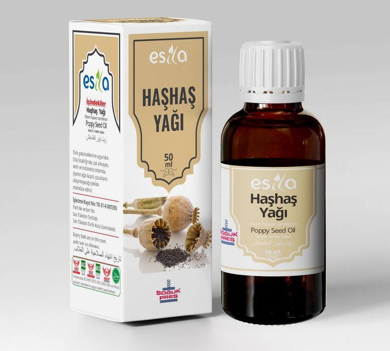 Esila haşhaş (ko'k nori urug'i yog'i) yogi (OPTOM NARXDA)