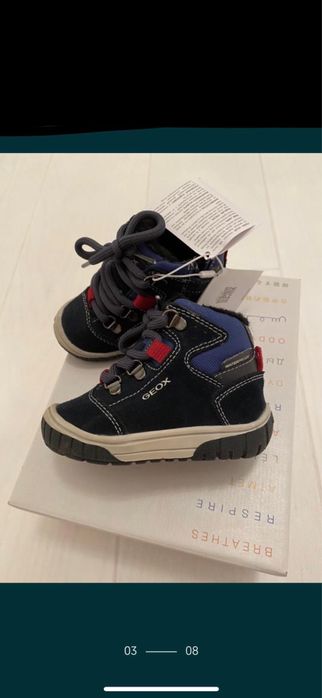 Ghetute Geox M20 Culoarea Navy / Royal Waterproof - Noi