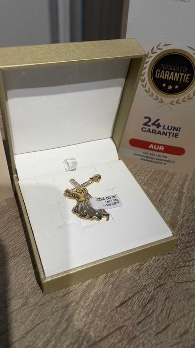 (Ag42) Pandantiv aur 14k *2 ani garantie* b11356.3