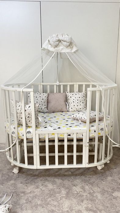 Детская кровать трансформер с маятником