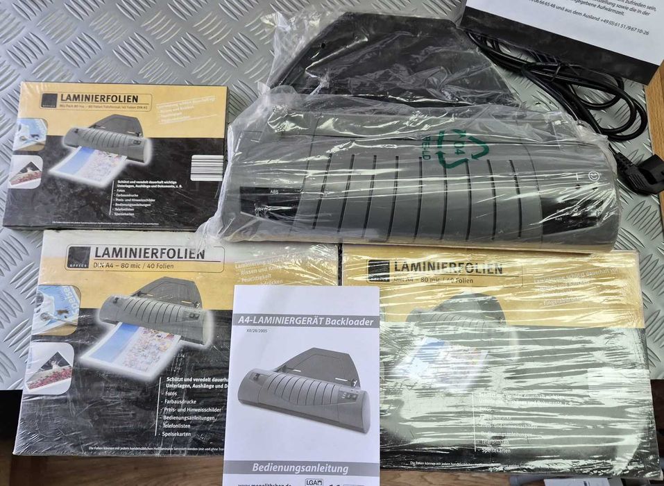 А4 Ламинатор KL300 + 3 пакета ламиниращо фолио (Комплект)