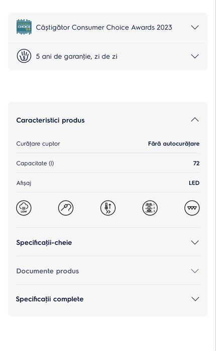 Cuptor electric Electrolux EOC6H71Z