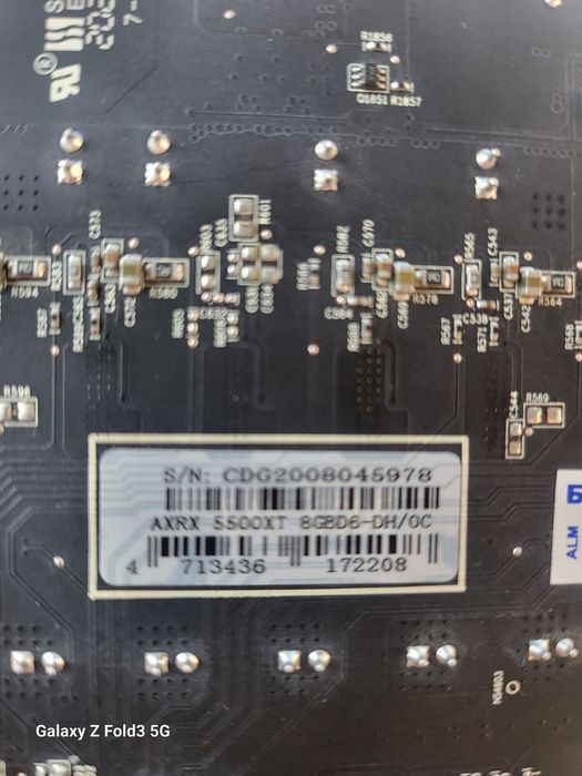 Видеокарта 5500ХТ 8 Gb