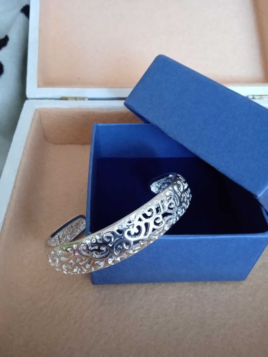 Масивна, сребърна, твърда гривна. 12 различни модели с/ без закопчалка