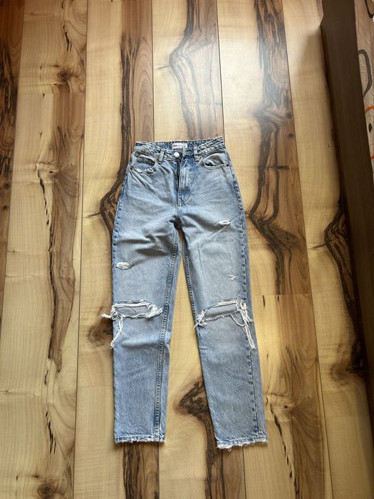 Zara дънки,клин ,рипс