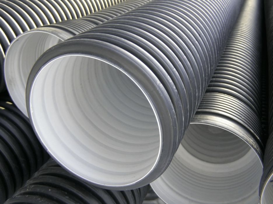 Гофра труба ПНД ПВХ канализационная пластиковые гофрированные