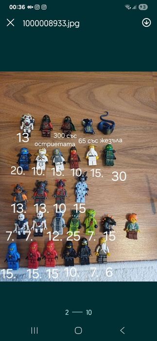 Лего фигурки и играчки