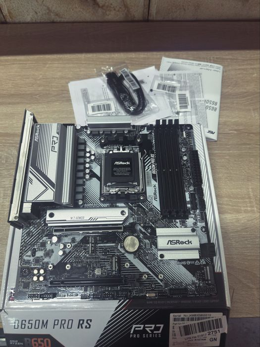 ASRock B650M Pro RS (AM5, DDR5) – чисто ново
