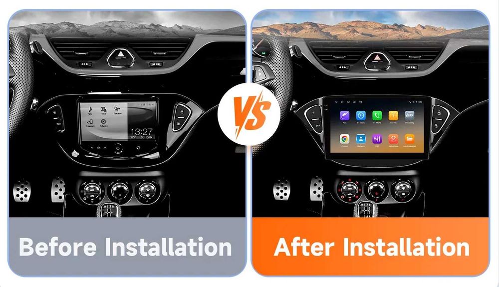 Мултимедия 9″ Android 14 за OPEL CORSA E (14-19г) CARPLAY навигация