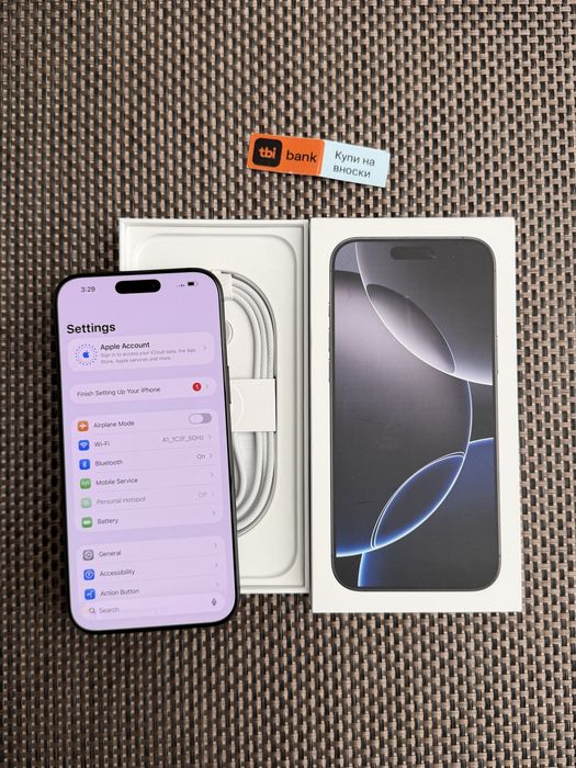 НОВ! 512Gb*ЛИЗИНГ* iPhone 16 Pro Max Black Titanium / Гаранция