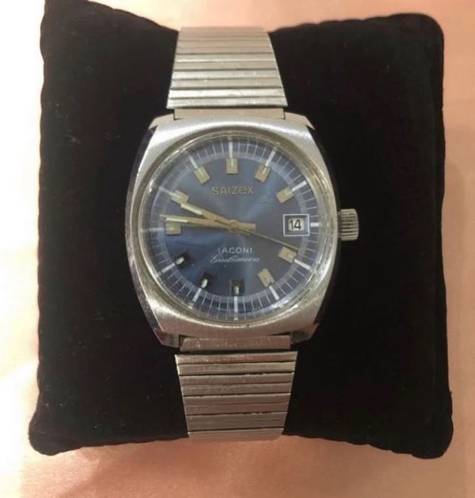 Ceas mecanic SAIZEX cu dată, functional