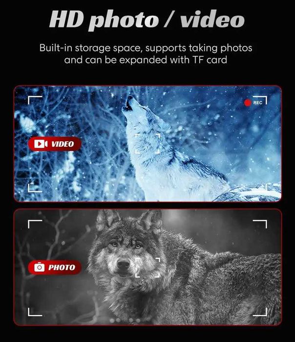 Фото-видео монокуляр видения