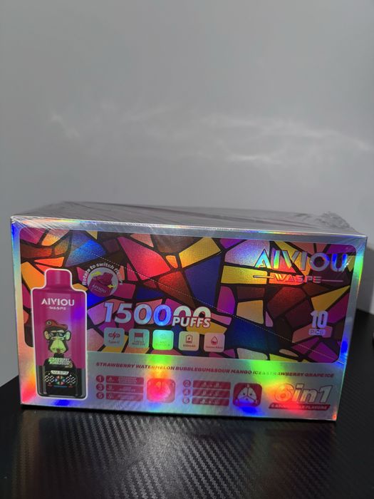 Vape 150,000 6 in 1 cu mai multe arome reincarcabil.