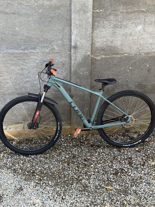 Cube Aim Pro – Mărime L, roți 29”,orange olive