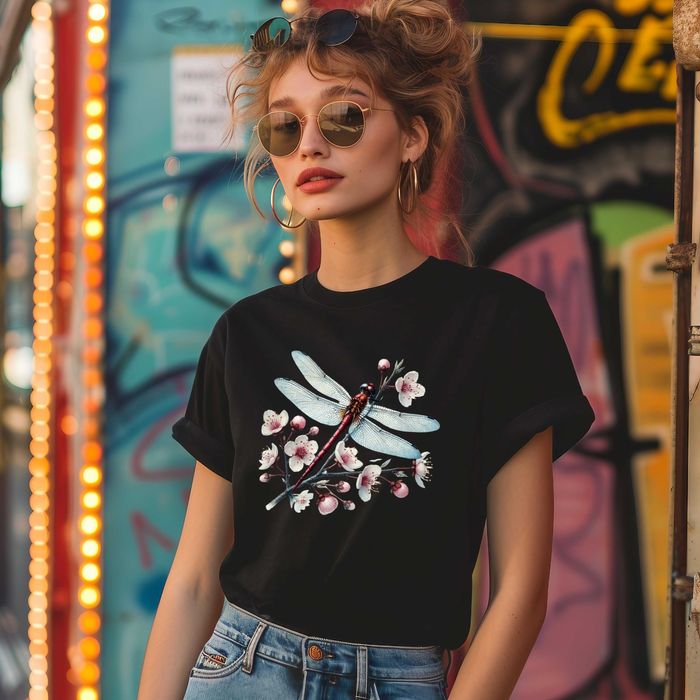 Дамска тениска с цветя, Пролетни модели, Цветя