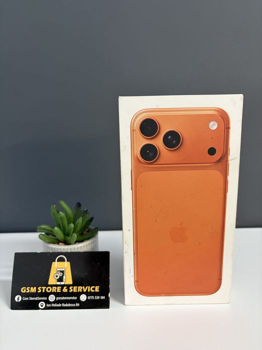 Iphone 17 Pro Max Cosmic Orange 256GB 2Ani Garantie Gsm Store&Service