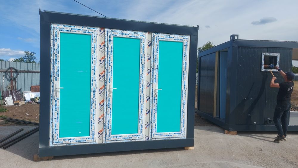 Vand container modular cuplate