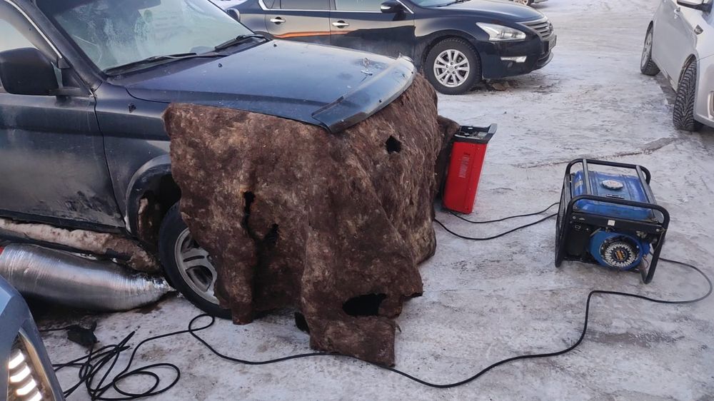 Отогрев авто . Астана