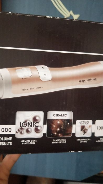 Perie electrică cu aer cald Rotativă Rowenta.