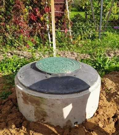 Выгребная Сливная яма канализация септик под ключ. Монтаж сливной ямы.