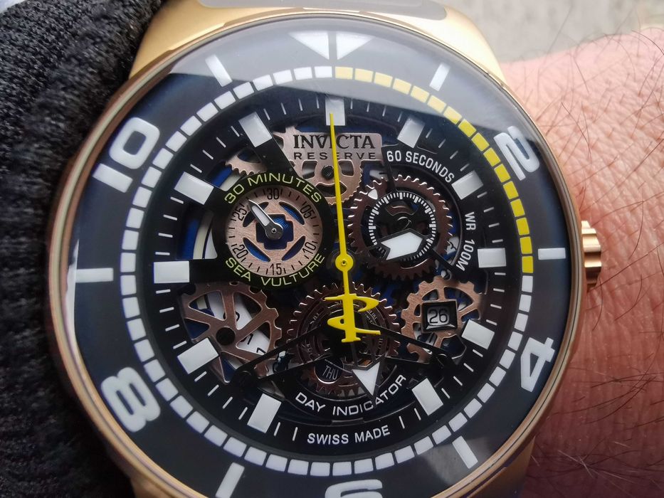 Invicta Reserve Skeleton Chronograph