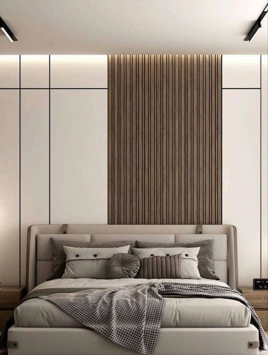 Установка бамбуковых панелей