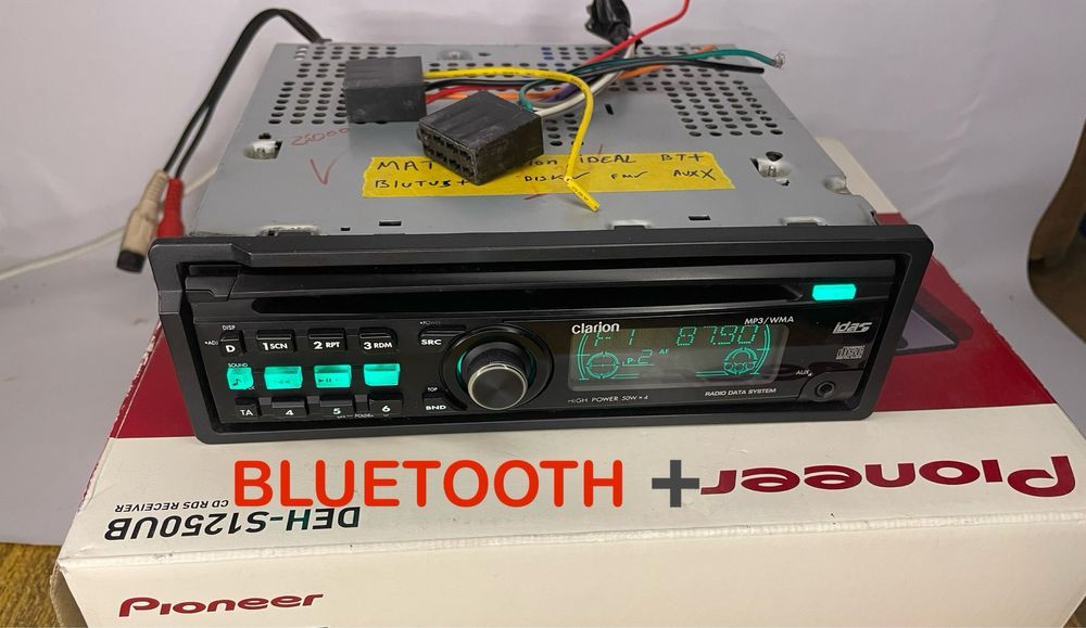 Matiz Clarion BT orginal b/u Blutus + qo’yilgan mafon radio pioneer