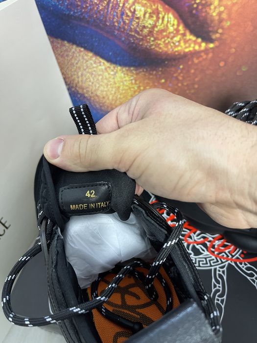 Adidasi Versace Chain Reaction piele naturala Premium Full Box