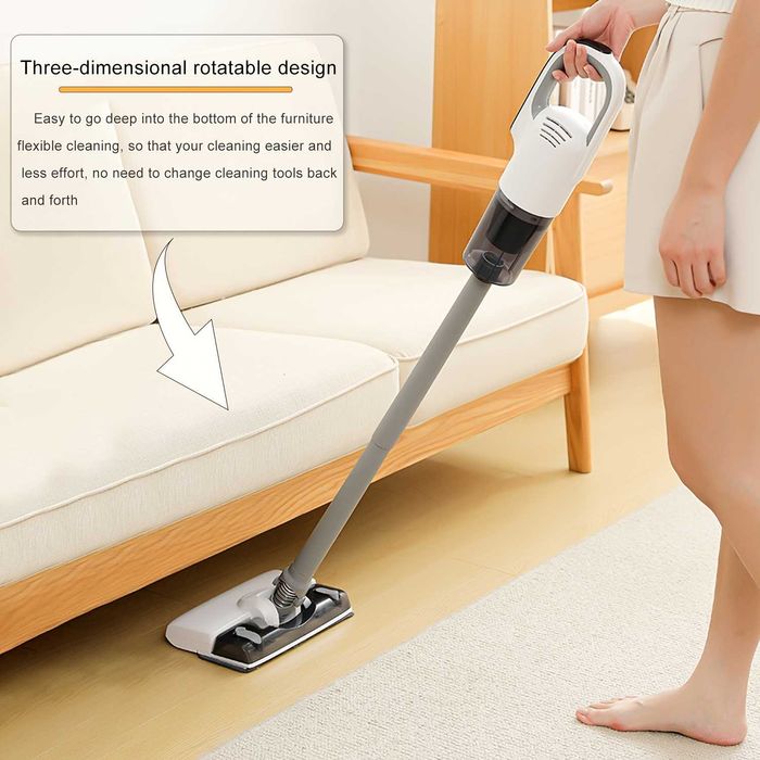 Безжична Вертикална Прахосмукачка 2 в 1 за Сухо и Мокро SENBOWE, 19KPa